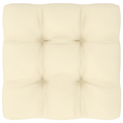 Nine Piece Pinewood Patio Lounge Set with Cushions-6
