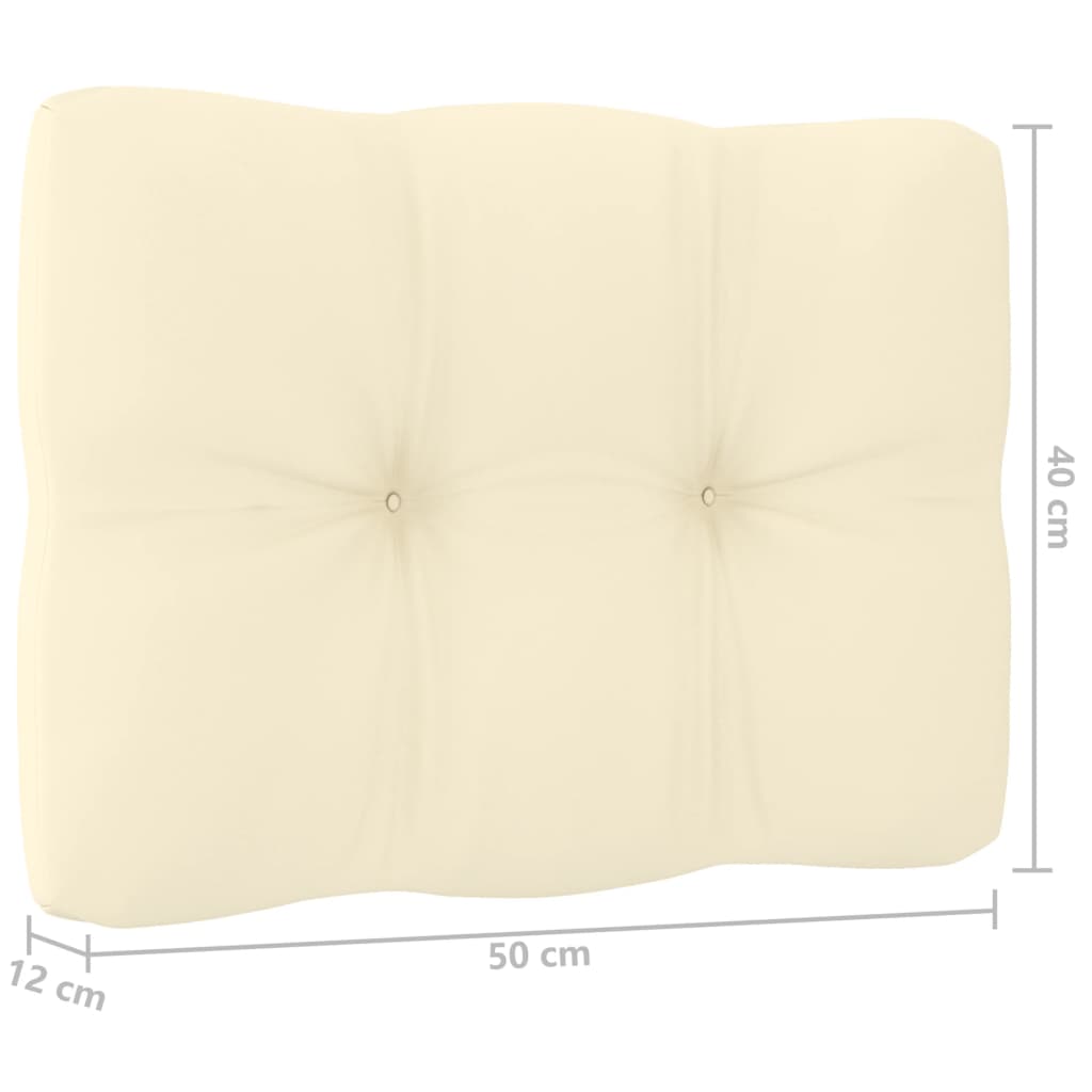 Nine Piece Pinewood Patio Lounge Set with Cushions-9