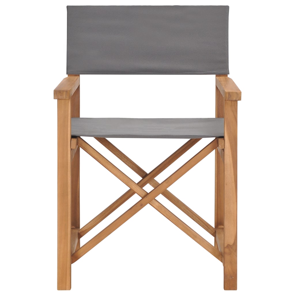 Two Piece Teak Director's Chair Set-2